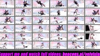 Cute Teen Cat Girl Dancing In Sexy Stockings + Gradual Undressing