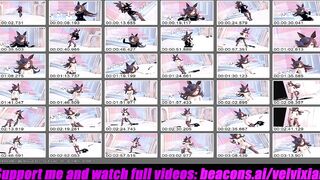 Cute Teen Cat Girl Dancing In Sexy Stockings + Gradual Undressing