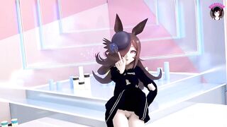 Cute Teen Cat Girl Dancing In Sexy Stockings + Gradual Undressing