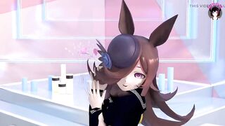 Cute Teen Cat Girl Dancing In Sexy Stockings + Gradual Undressing