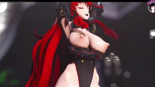 Vindicare - Sexy Warrior Girl Dance With Nude Pussy