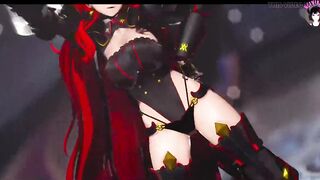 Vindicare - Sexy Warrior Girl Dance With Nude Pussy
