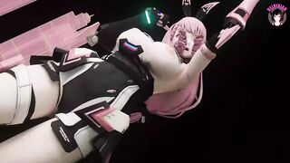 Thick Bunny Girl - Sexy Dancing + Gradual Undressing (3D HENTAI)