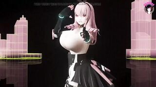 Thick Bunny Girl - Sexy Dancing + Gradual Undressing (3D HENTAI)