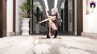 Tara - Girl In Sexy Chinese Dress Dancing + Sex Multiple Poses (3D HENTAI)