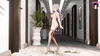 Tara - Girl In Sexy Chinese Dress Dancing + Sex Multiple Poses (3D HENTAI)