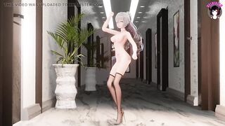 Tara - Girl In Sexy Chinese Dress Dancing + Sex Multiple Poses (3D HENTAI)