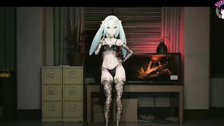Very Hot Teen In Sexy Lingerie Dancing (3D HENTAI)