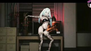 Very Hot Teen In Sexy Lingerie Dancing (3D HENTAI)