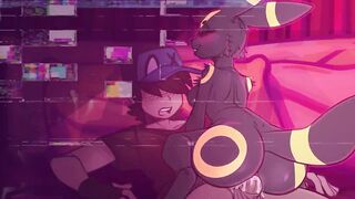 Sex addicted Pokemon gets unleashed and fucks her master