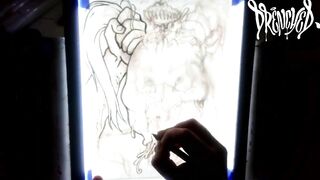 When She Manages to Fit Your Cock & Balls in Her Mouth at The Same Time - Cumshot Drawing Timelapse
