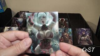 Sexy Anime and hentai Card Box Opening. Goddess Story TCG Collector Cards