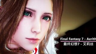 Final Fantasy 7 - Aerith × Wedding Dress × Red Dress × Stockings - Lite Version