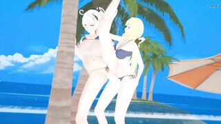 Honkai 3rd Firefly Ellie sex Kiana Elysia - user821185 - Blonde Hair Color Edit Smixix