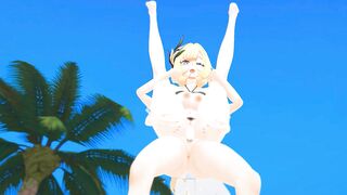 Honkai 3rd Firefly Ellie sex Kiana Elysia - user821185 - Blonde Hair Color Edit Smixix