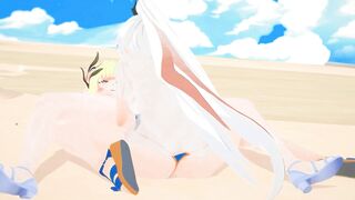 Honkai 3rd Firefly Ellie sex Kiana Elysia - user821185 - Blonde Hair Color Edit Smixix