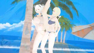 Honkai 3rd Firefly Ellie sex Kiana Elysia - user821185 - Blonde Hair Color Edit Smixix