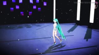 Sexy Teen Miku - Dancing Me!me!me! in Cute Panties