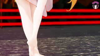 Yoimiya - Sexy Dance In A Transparent Dress (3D HENTAI)