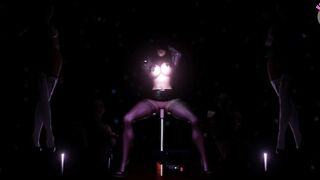 Hot Asian Girl Fucking By Dildo Machine - Multiple Girls (3D HENTAI)