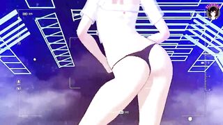 Genshin Impact - Lumine - Cute Dance In Sexy Black Panties + Sex Scenes (3D HENTAI)