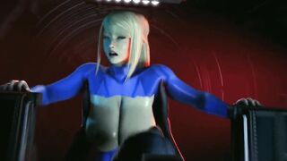 Samus Aran Riding A Goblin Big Monster Cock