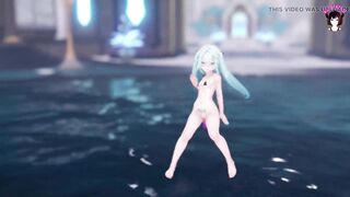 Sexy Teen Dancing Full Nude With Sex Toys In Both Hole (3D HENTAI)