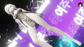 Sexy Anime Girl Dancing + Gradual Undressing (3D HENTAI)
