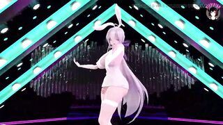 Sexy Thick Bunny Girl Dancing + Sex With Insect (3D HENTAI)