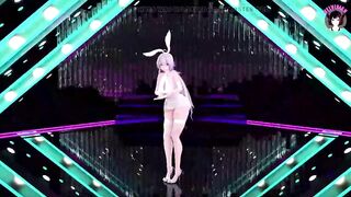 Sexy Thick Bunny Girl Dancing + Sex With Insect (3D HENTAI)