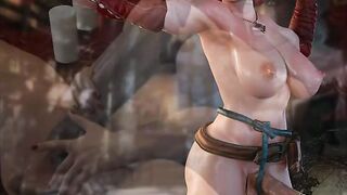 The Witcher - Triss Marigold Futanari Parody XXX 3D