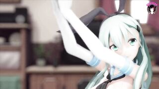 Thick Big Tits Teen Dancing In Sexy Stockings (3D HENTAI)
