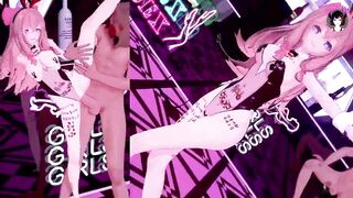 Cute Girl In Bunny Suit - Dancing + Service Sex (3D HENTAI)