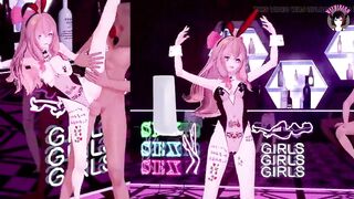 Cute Girl In Bunny Suit - Dancing + Service Sex (3D HENTAI)
