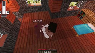 Finding a cute cat-like girl Luna ends up in a hot fucking | Minecraft - Jenny Sex Mod Gameplay
