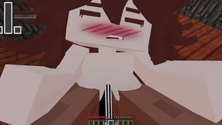 Finding a cute cat-like girl Luna ends up in a hot fucking | Minecraft - Jenny Sex Mod Gameplay
