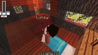 Finding a cute cat-like girl Luna ends up in a hot fucking | Minecraft - Jenny Sex Mod Gameplay