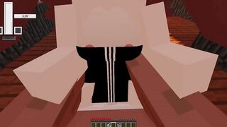 Finding a cute cat-like girl Luna ends up in a hot fucking | Minecraft - Jenny Sex Mod Gameplay