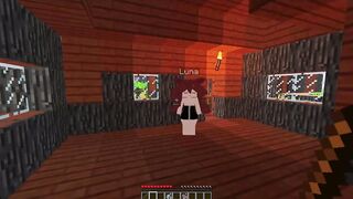 Finding a cute cat-like girl Luna ends up in a hot fucking | Minecraft - Jenny Sex Mod Gameplay