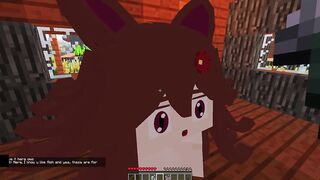 Finding a cute cat-like girl Luna ends up in a hot fucking | Minecraft - Jenny Sex Mod Gameplay