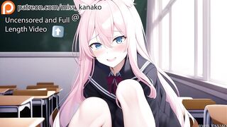 [ASMR Audio & Video] Catgirl Student needs help studying she repays you!