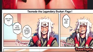 Adult Comics: Tsunade Legendary Cock Sucker & Hinata Cheating on Naruto Parody Cartoon Comics
