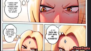 Adult Comics: Tsunade Legendary Cock Sucker & Hinata Cheating on Naruto Parody Cartoon Comics