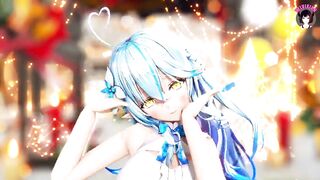 Cute Elf Teen Dancing + Gradual Undressing (3D HENTAI)