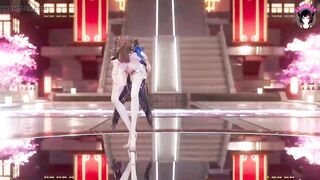 Nutti - Sexy Dance + Gradual Undressing (3D HENTAI)