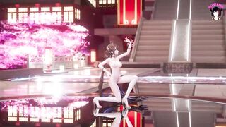 Nutti - Sexy Dance + Gradual Undressing (3D HENTAI)