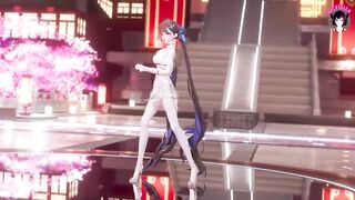 Nutti - Sexy Dance + Gradual Undressing (3D HENTAI)
