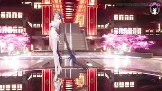 Nutti - Sexy Dance + Gradual Undressing (3D HENTAI)