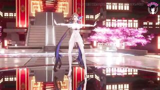 Nutti - Sexy Dance + Gradual Undressing (3D HENTAI)
