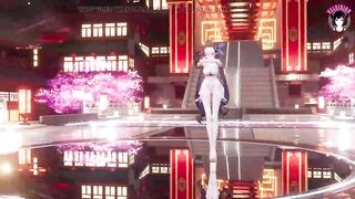 Nutti - Sexy Dance + Gradual Undressing (3D HENTAI)